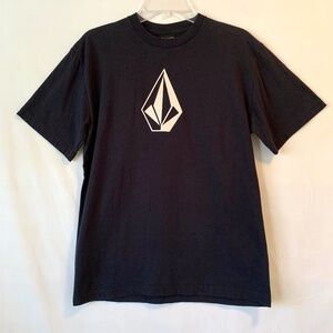 Volcom Youth Boys Short Sleeve Printed T-Shirt, Black Size XL